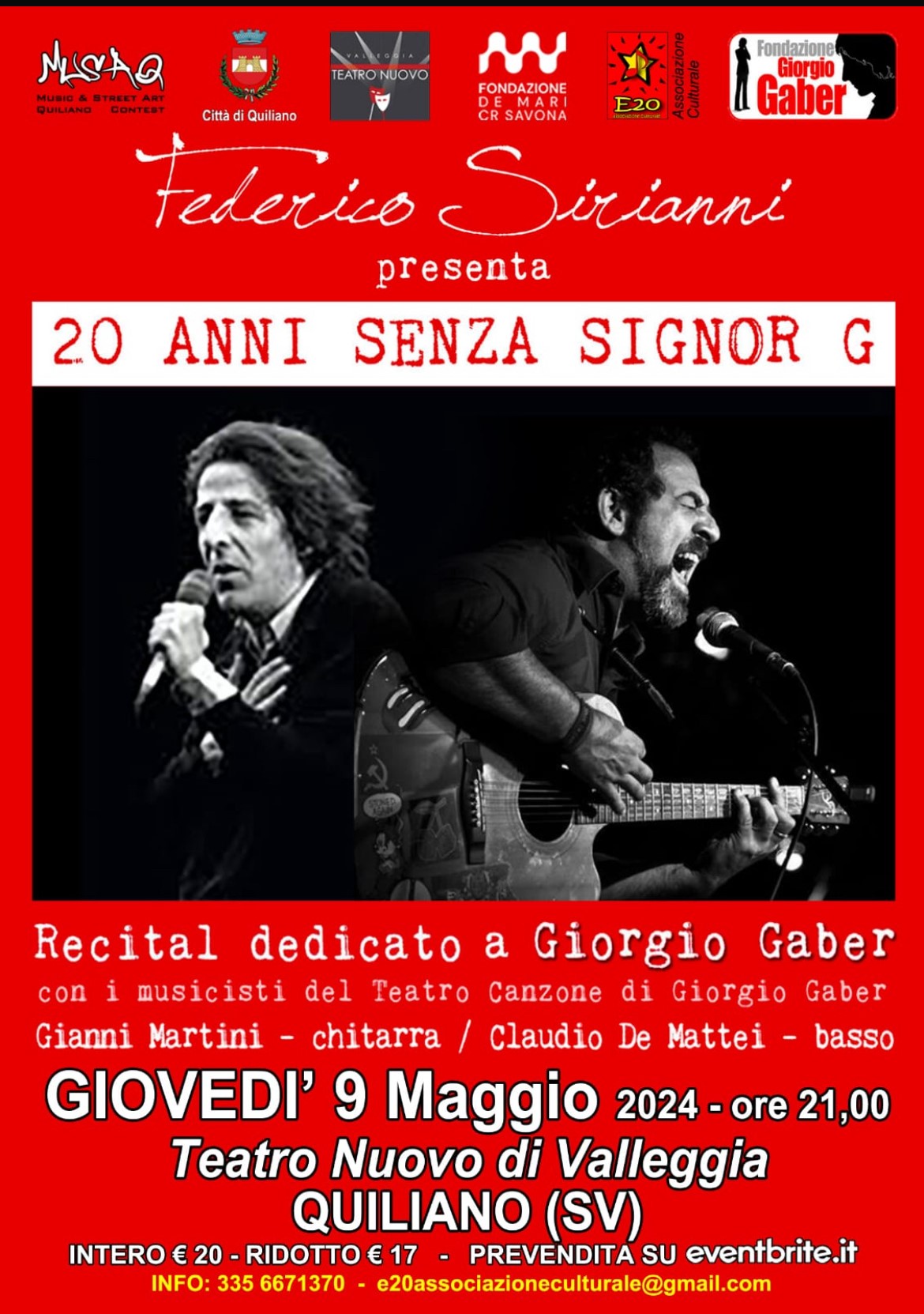 20 anni senza signor G
